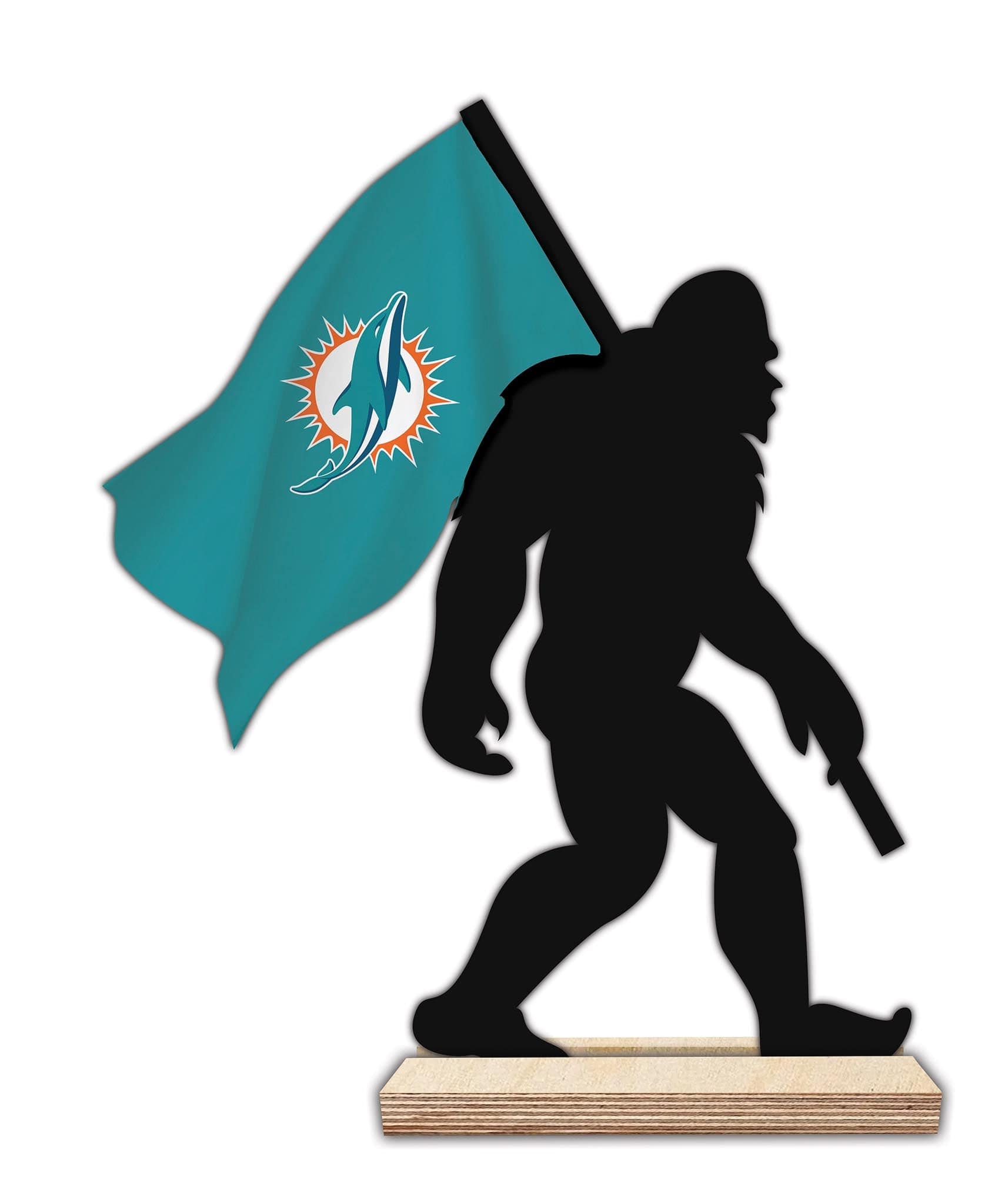 fan creations Miami Dolphins 18 inch Bigfoot Cutout