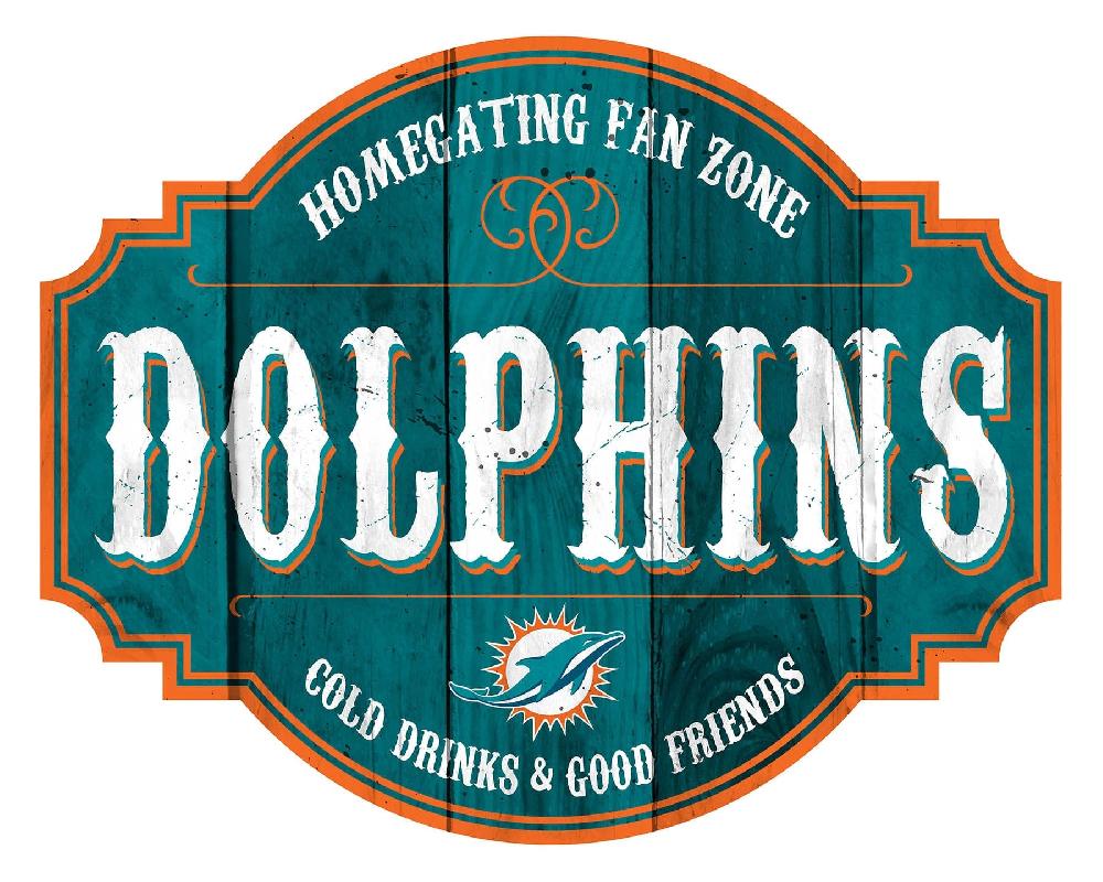 fan creations Miami Dolphins Homegating Tavern 12in Sign