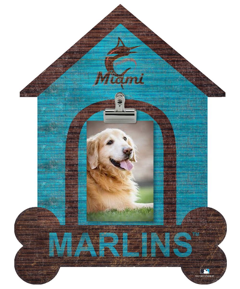 fan creations Miami Marlins Dog Bone House Clip Frame