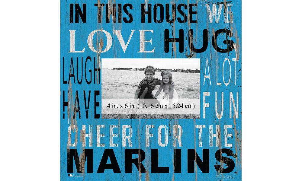 fan creations Miami Marlins In This House 10x10 Frame