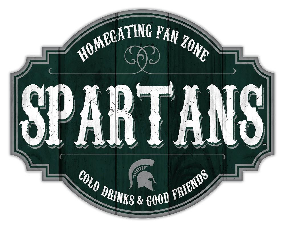 fan creations Michigan State Homegating Tavern 24in Sign