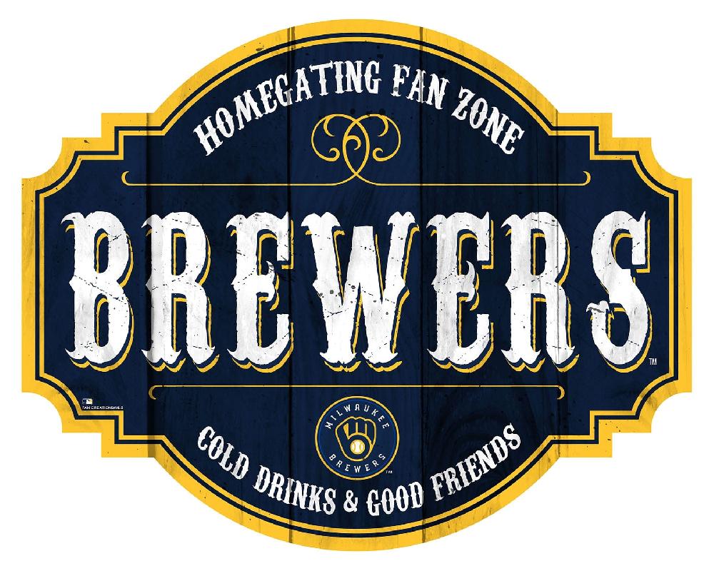 fan creations Milwaukee Brewers Homegating Tavern 12in Sign