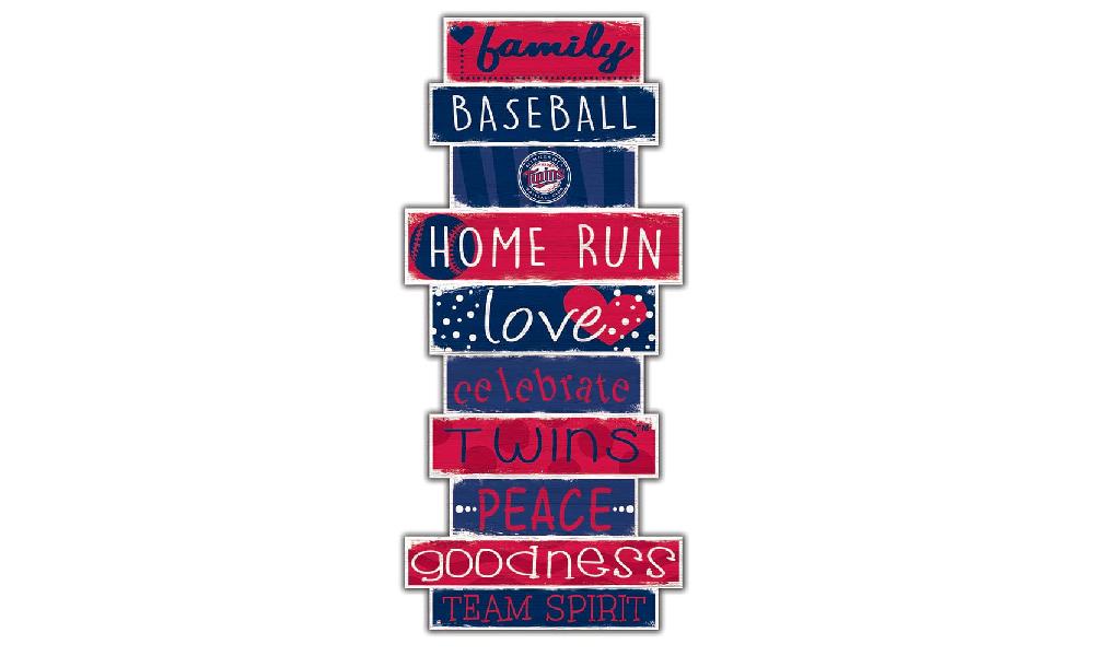fan creations Minnesota Twins Celebration Stack 24" Sign