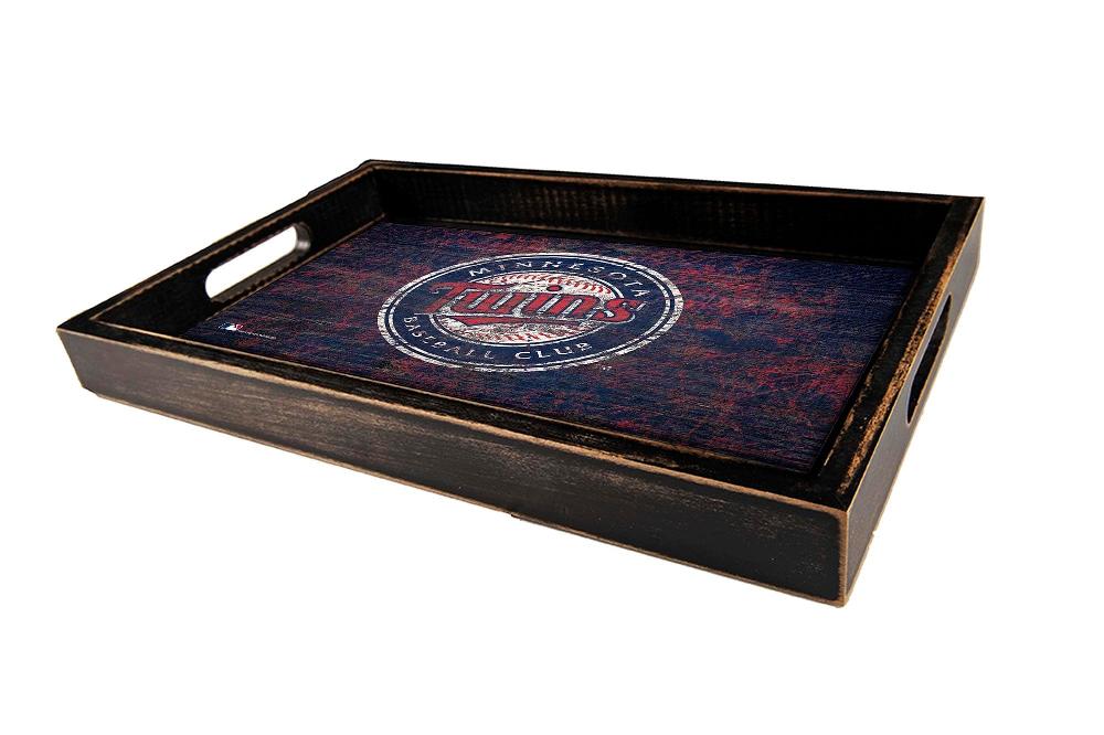 fan creations Minnesota Twins Distressed Team Tray With Team Colors