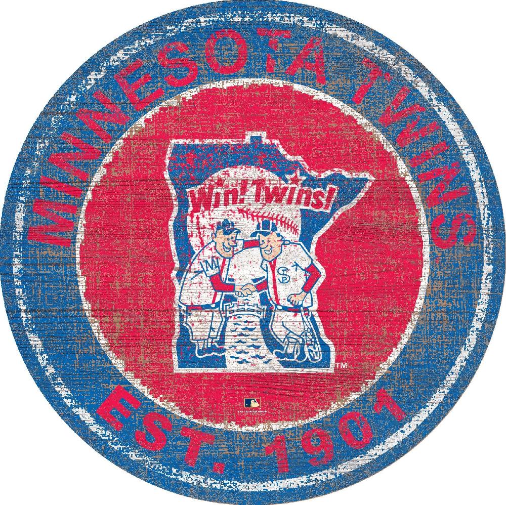 fan creations Minnesota Twins Heritage Logo 24" Circle