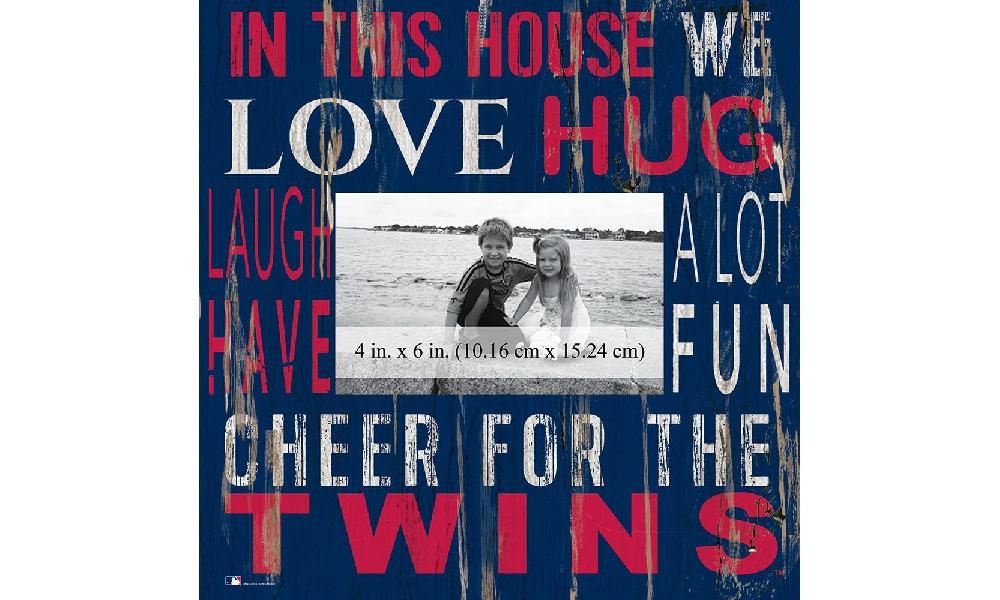 fan creations Minnesota Twins In This House 10x10 Frame