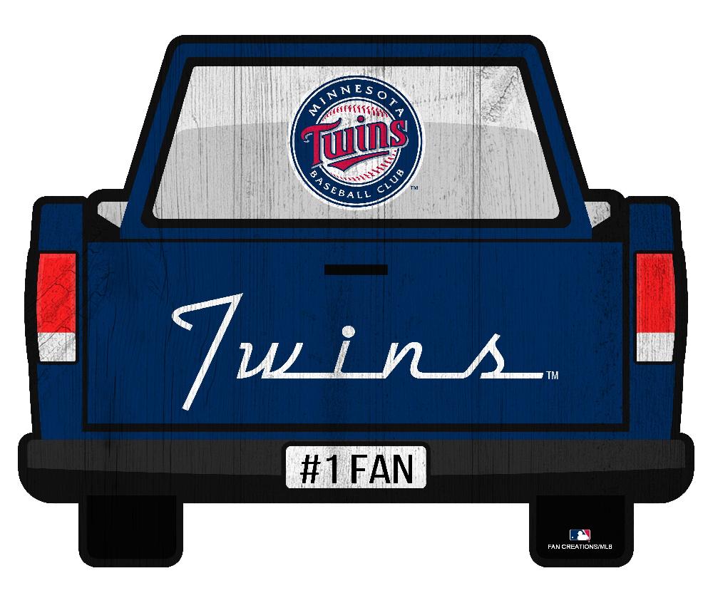 fan creations Minnesota Twins Slogan Truck Back Vintage 12in