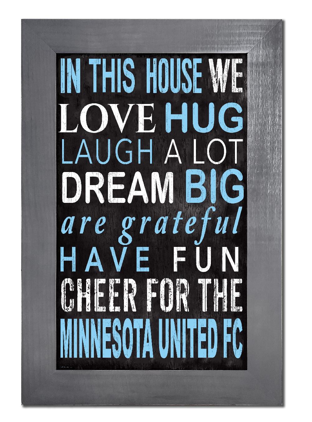 fan creations Minnesota United FC Color In This House 11x19 Framed