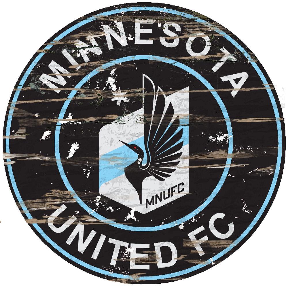 fan creations Minnesota United FC Distressed 24" Circle