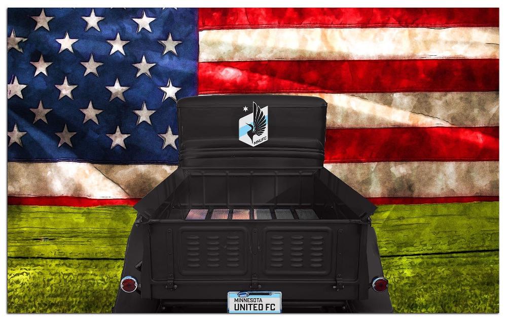 fan creations Minnesota United FC Patriotic Retro Truck 11x19