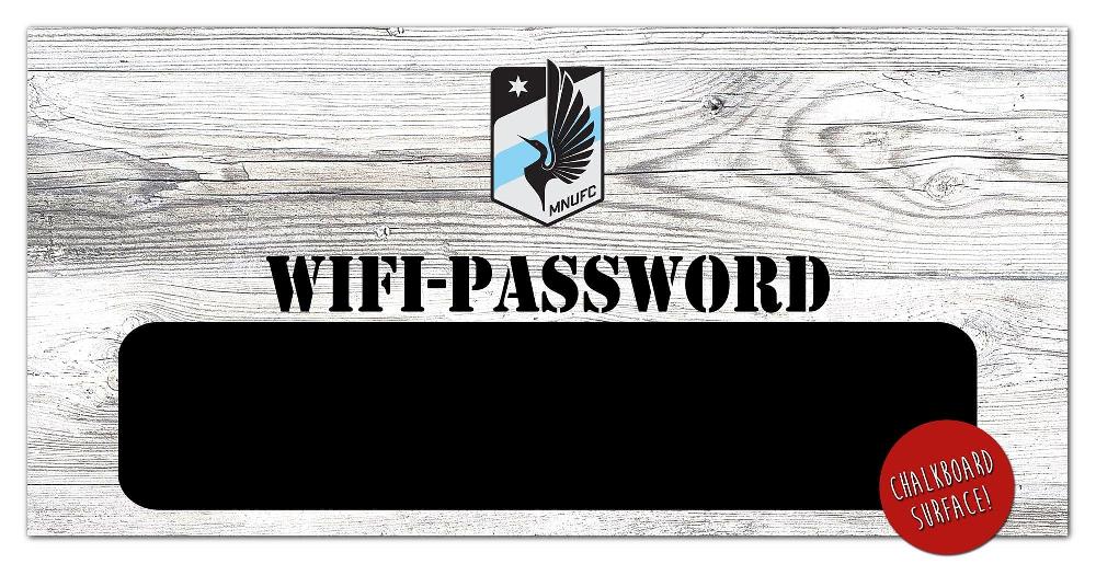 fan creations Minnesota United Wifi Password 6x12 Sign