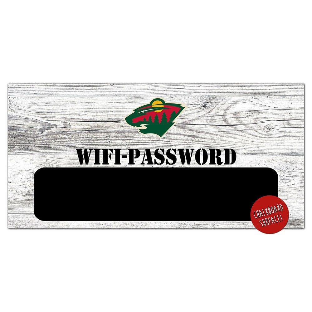 fan creations Minnesota Wild Wifi Password 6x12 Sign