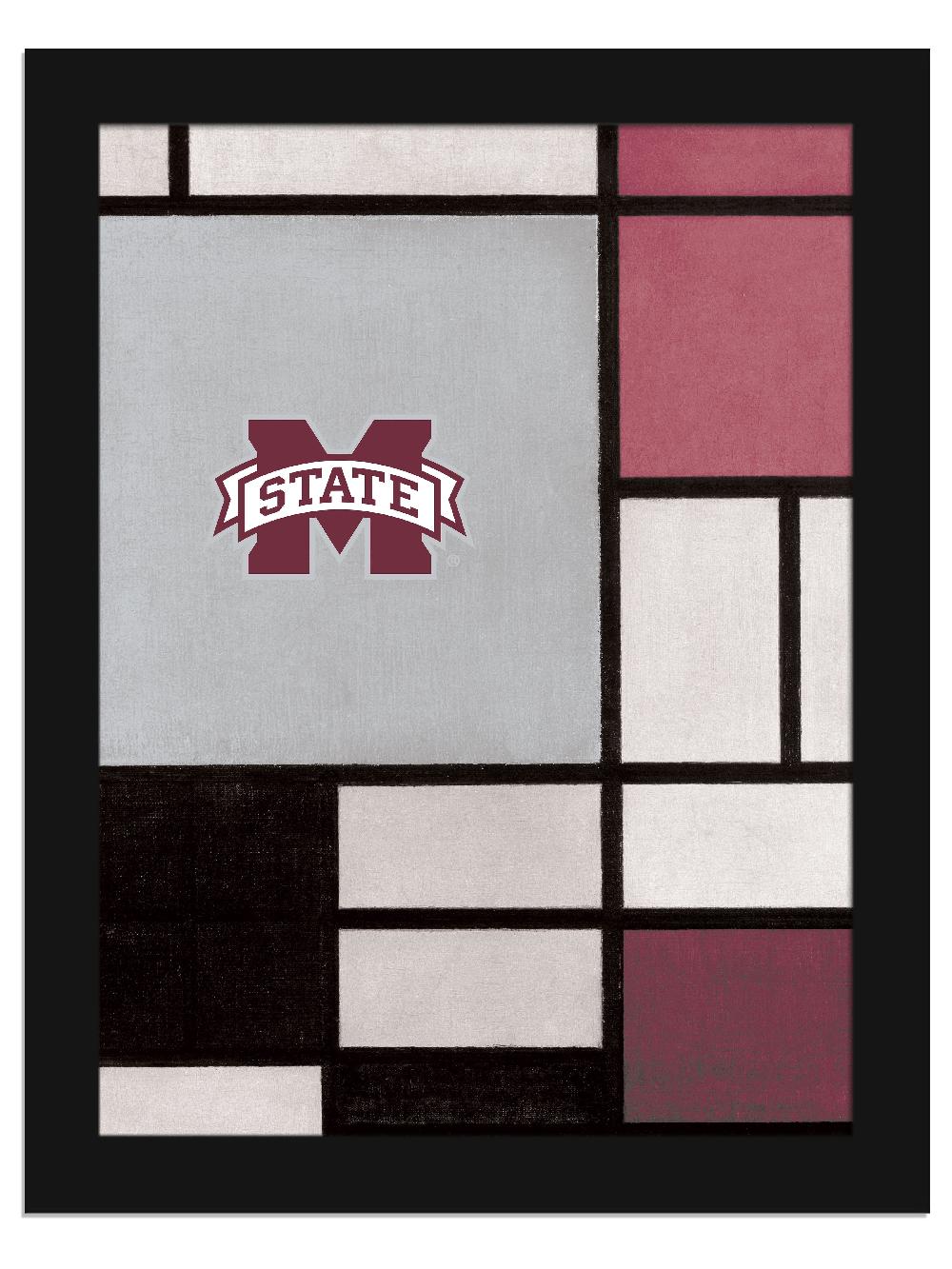 fan creations Mississippi State Team Composition 12x16