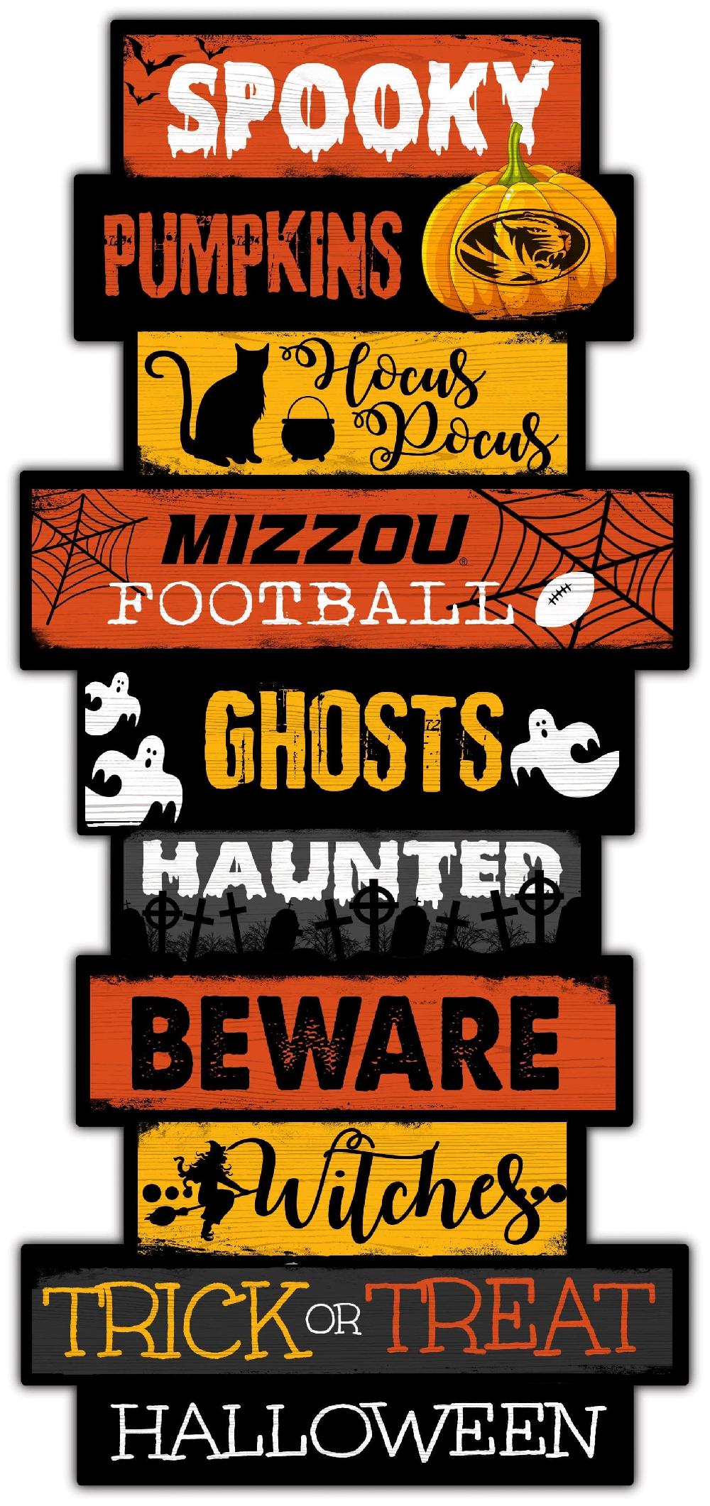 fan creations Missouri Halloween Celebration Stack 24" Sign