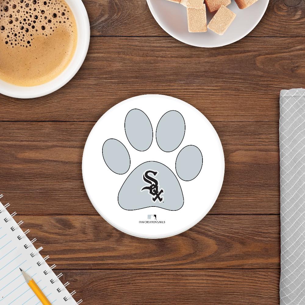 fan creations MLB - Chicago White Sox 4 in Round Dog Paw Coaster