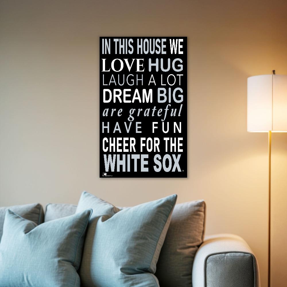 fan creations MLB Chicago White Sox in This House 11x19 Wall Decor