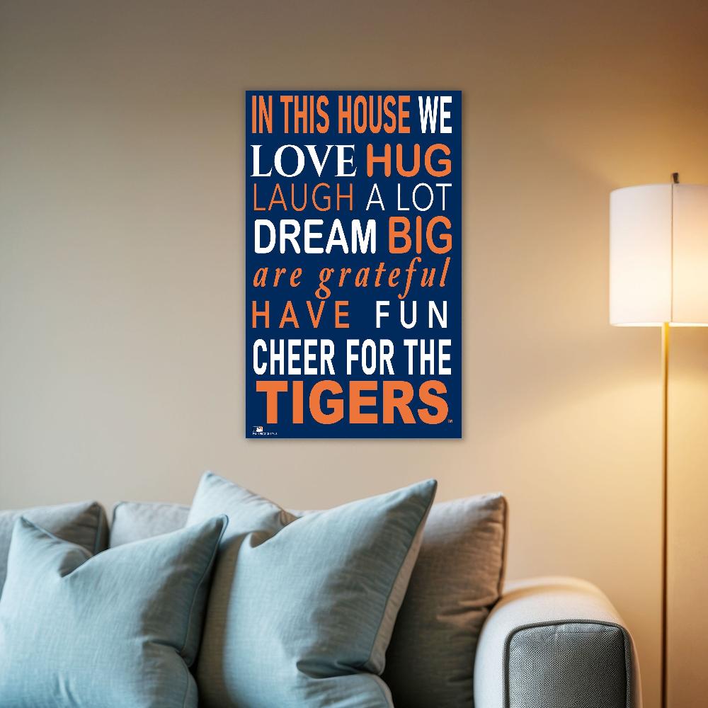 fan creations MLB Detroit Tigers in This House 11x19 Wall Decor