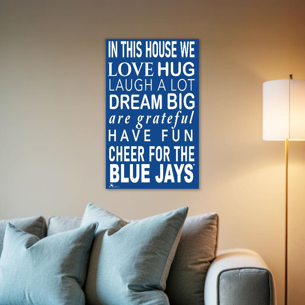 fan creations MLB Toronto Blue Jays in This House 11x19 Wall Decor