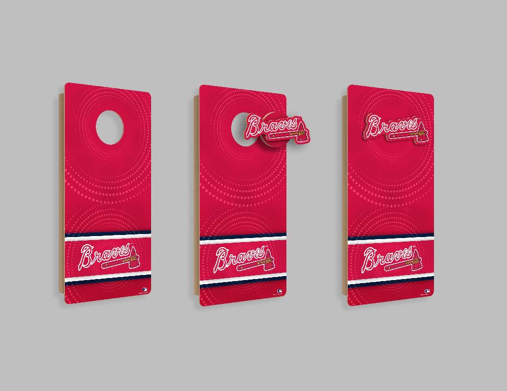 fan creations MLB Wall Art thats also Corn Hole - Atlanta Braves