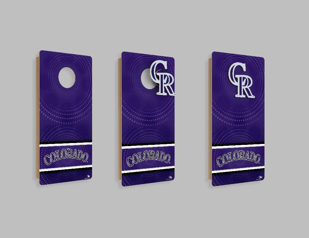 fan creations MLB Wall Art thats also Corn Hole - Colorado Rockies