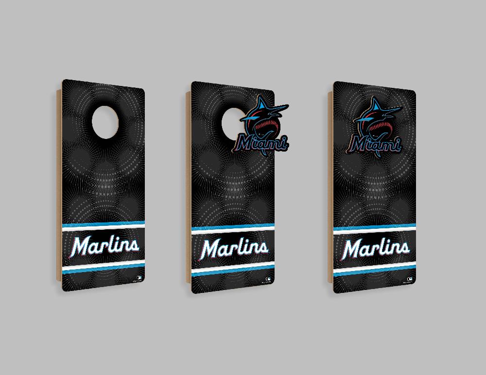 fan creations MLB Wall Art thats also Corn Hole - Miami Marlins
