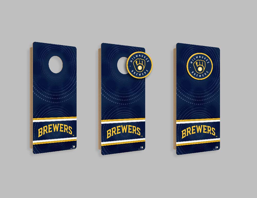 fan creations MLB Wall Art thats also Corn Hole - Milwaukee Brewers