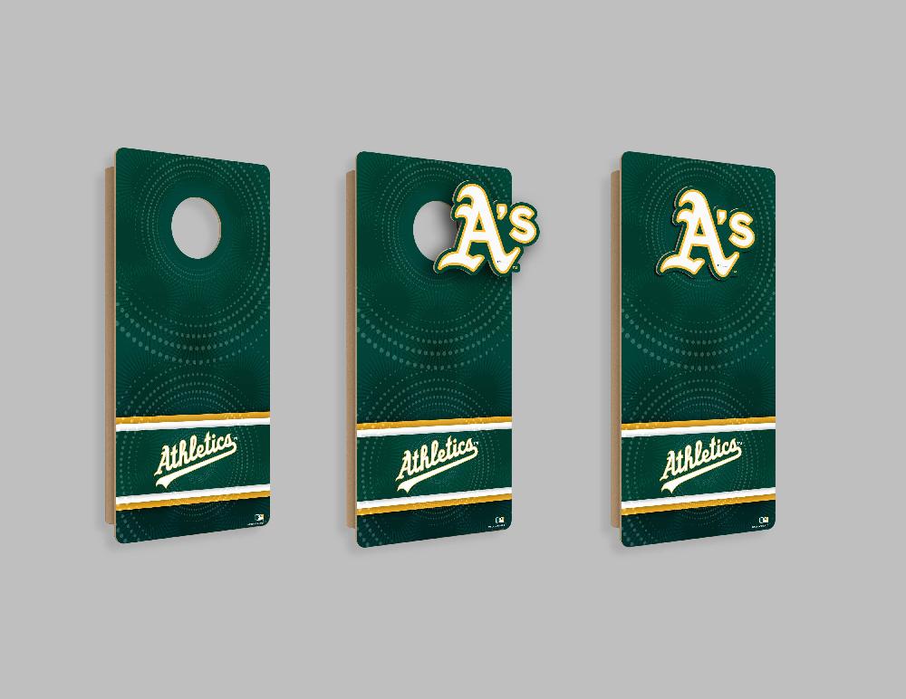 fan creations MLB Wall Art thats also Corn Hole - Oakland Athletics