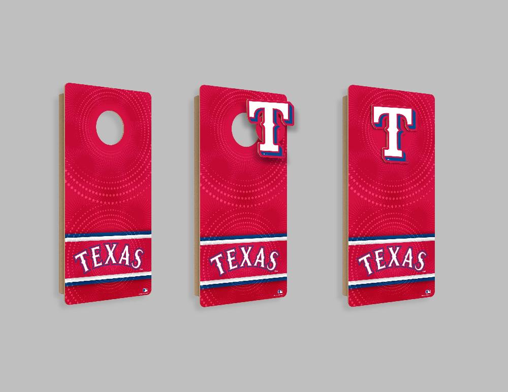 fan creations MLB Wall Art thats also Corn Hole - Texas Rangers