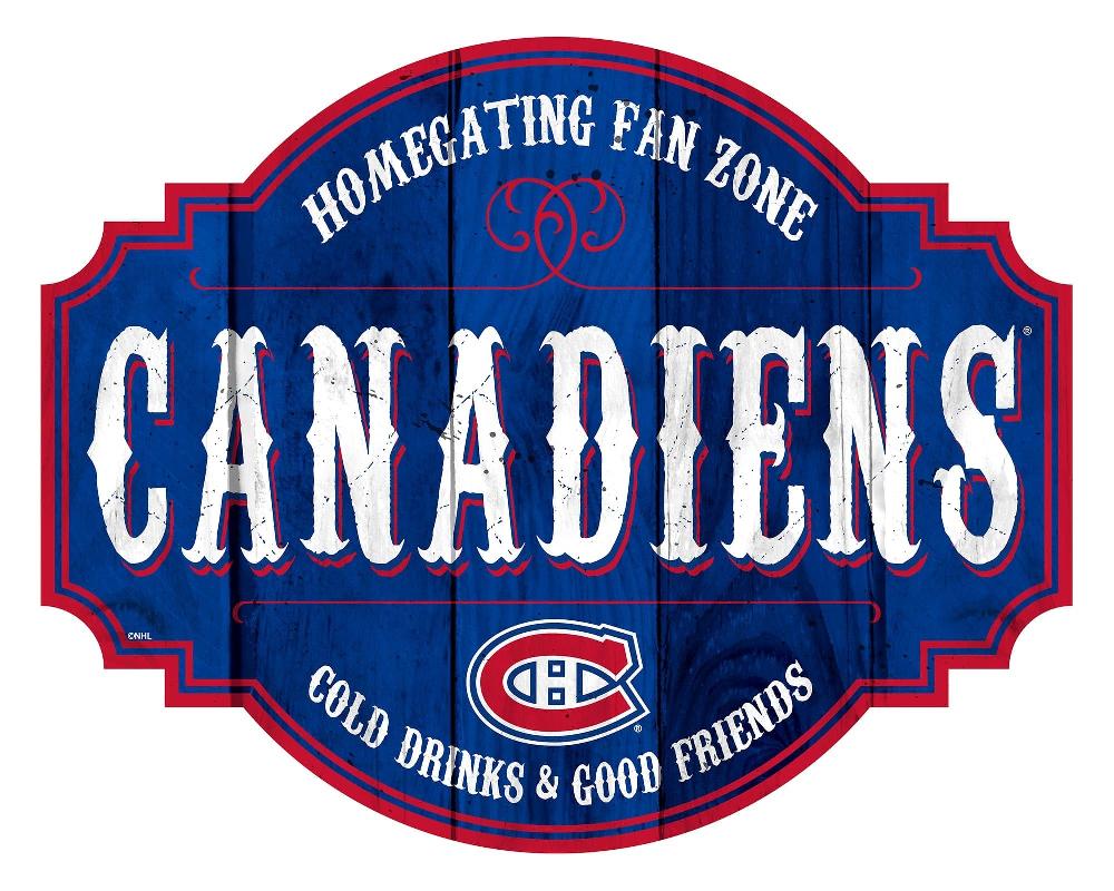 fan creations Montreal Canadiens Homegating Tavern 12in Sign