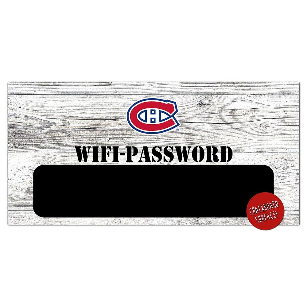 fan creations Montreal Canadiens Wifi Password 6x12 Sign