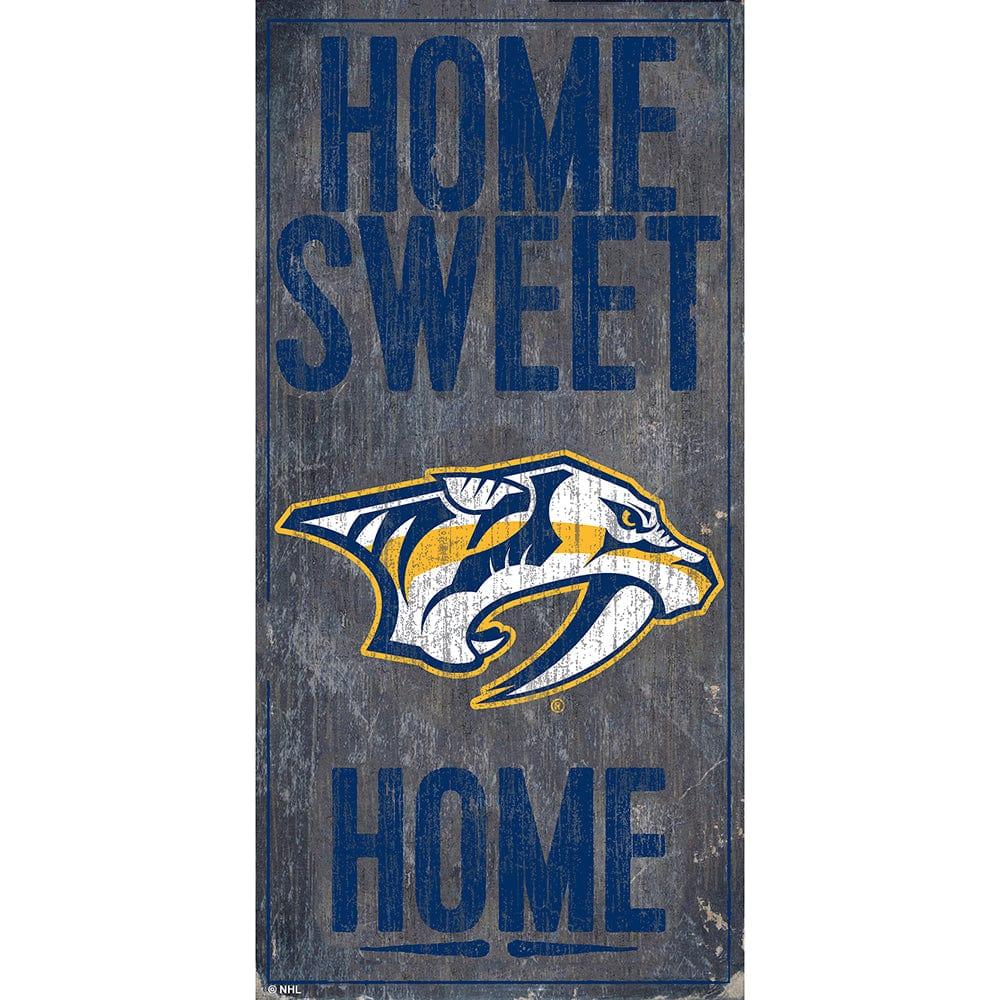 fan creations Nashville Predators Home Sweet Home 6x12