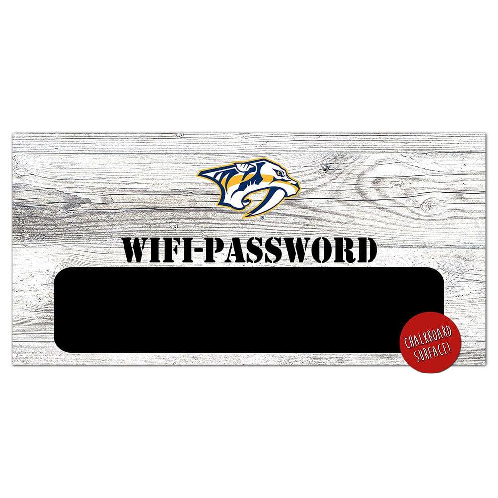 fan creations Nashville Predators Wifi Password 6x12 Sign