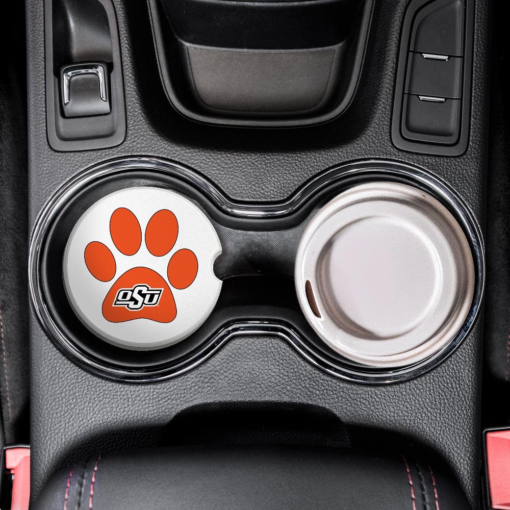 fan creations NCAA - Oklahoma State University Dog Paw Car Coaster