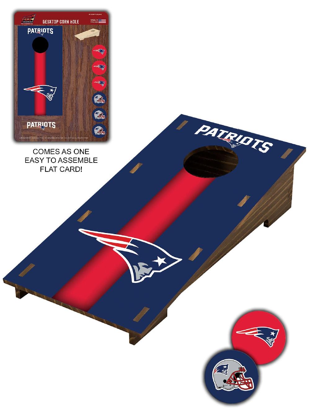 fan creations New England Patriots Desktop Cornhole