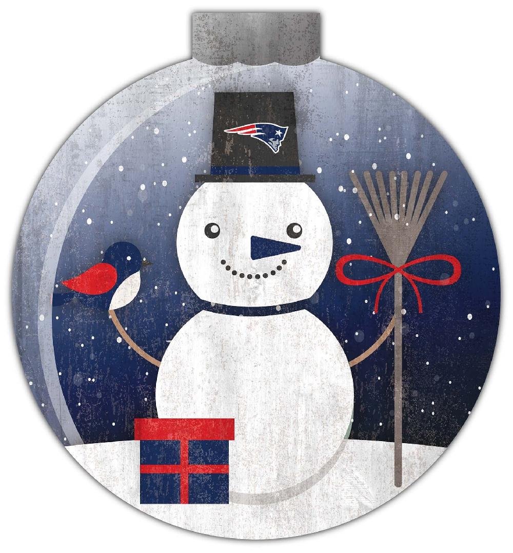 Fan Creations New England Patriots Snowglobe 12in Wall Art