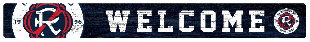 fan creations New England Revolution 16in. Welcome Strip
