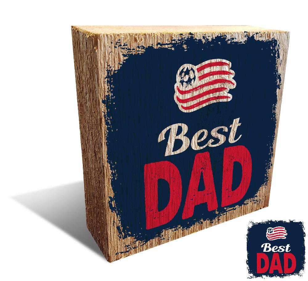fan creations New England Revolution Best Dad Block