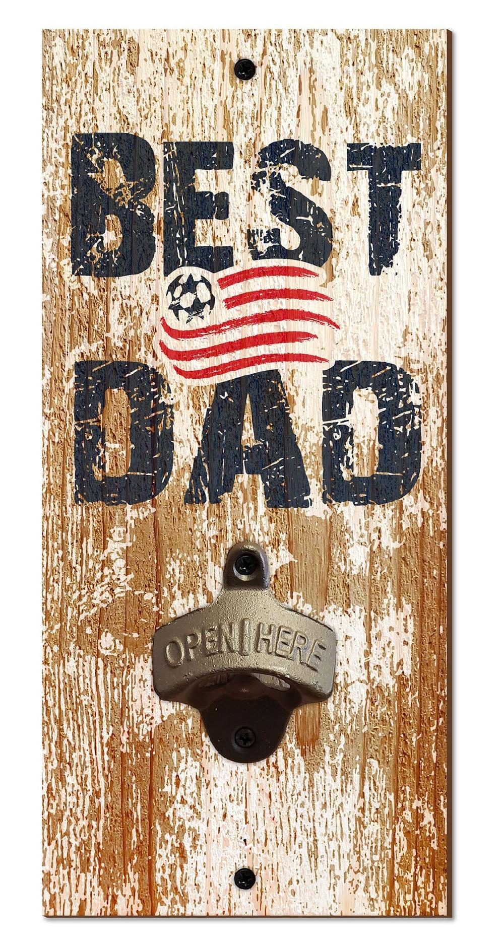 fan creations New England Revolution Best Dad Bottle Opener