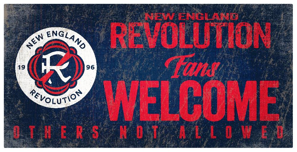 fan creations New England Revolution Fans Welcome Sign