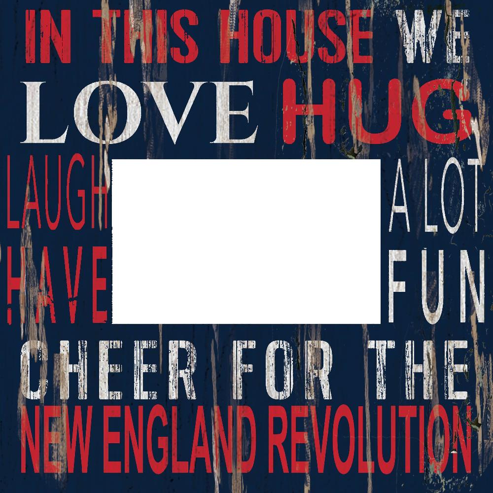 fan creations New England Revolution In This House 10x10 Frame