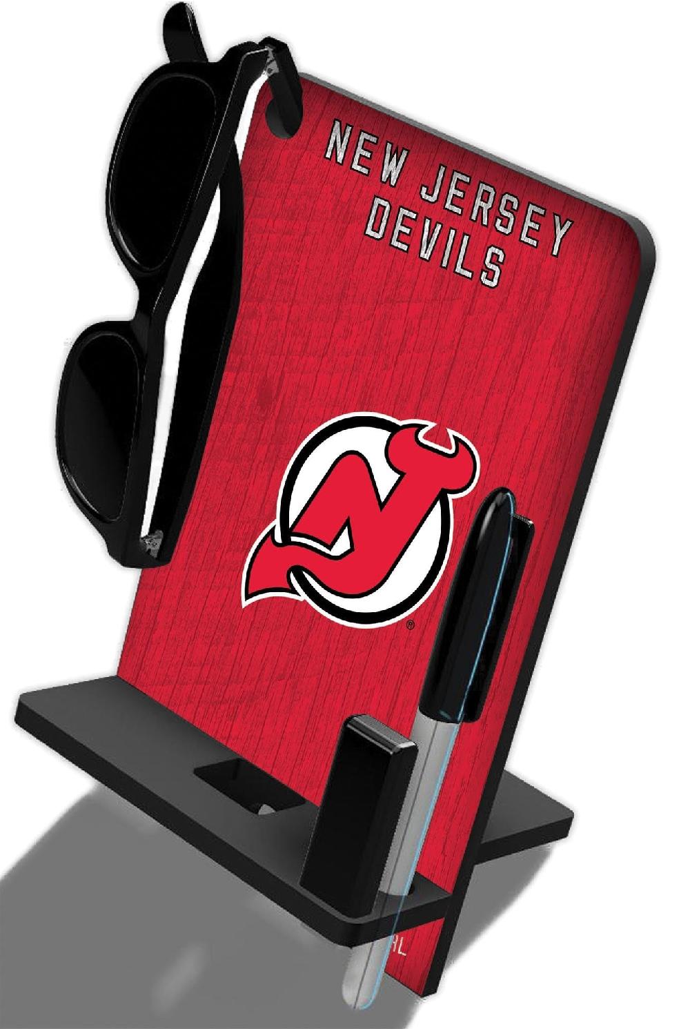 fan creations New Jersey Devils 4 In 1 Desktop Phone Stand