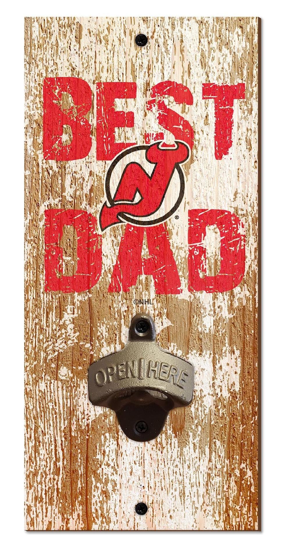 fan creations New Jersey Devils Best Dad Bottle Opener