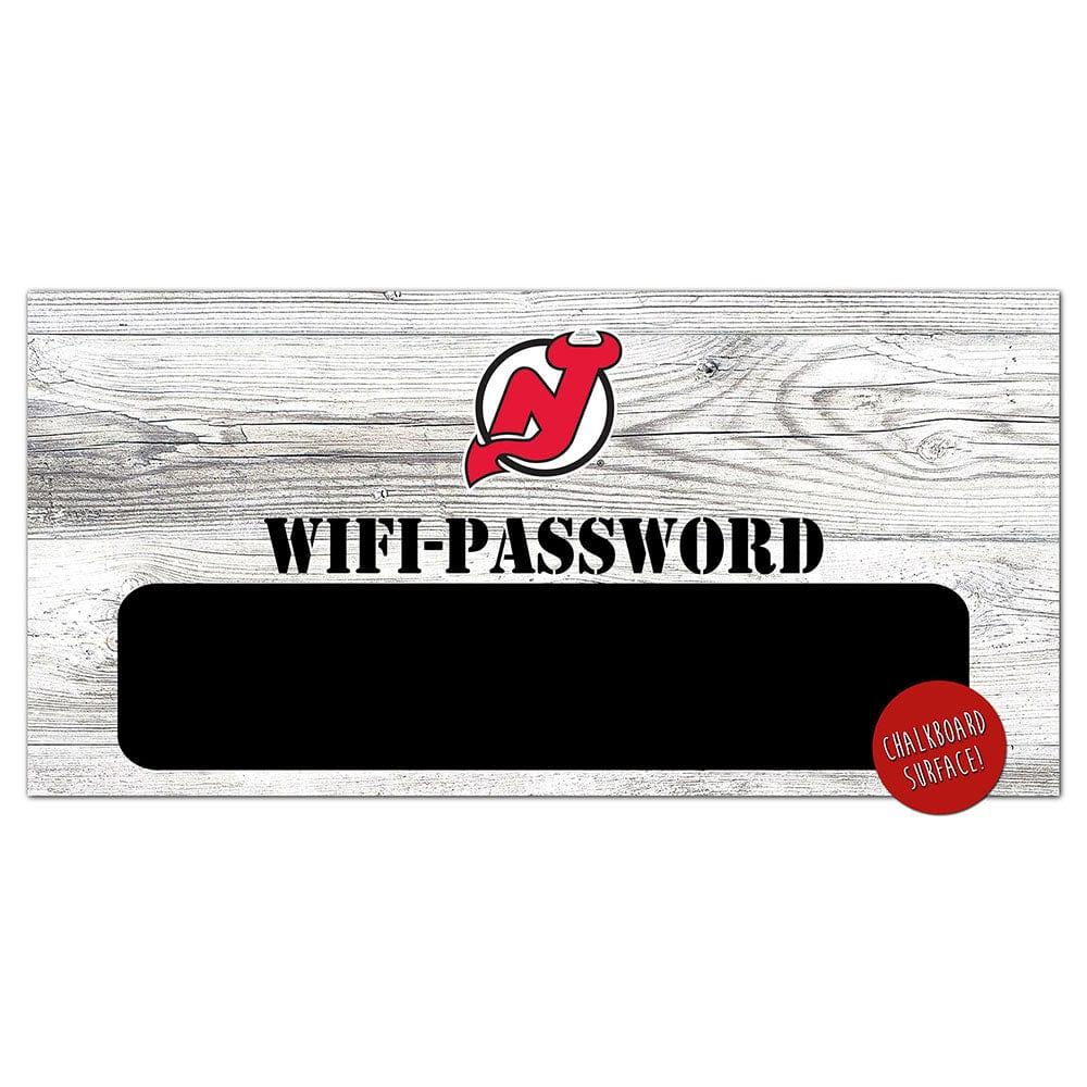 fan creations New Jersey Devils Wifi Password 6x12 Sign