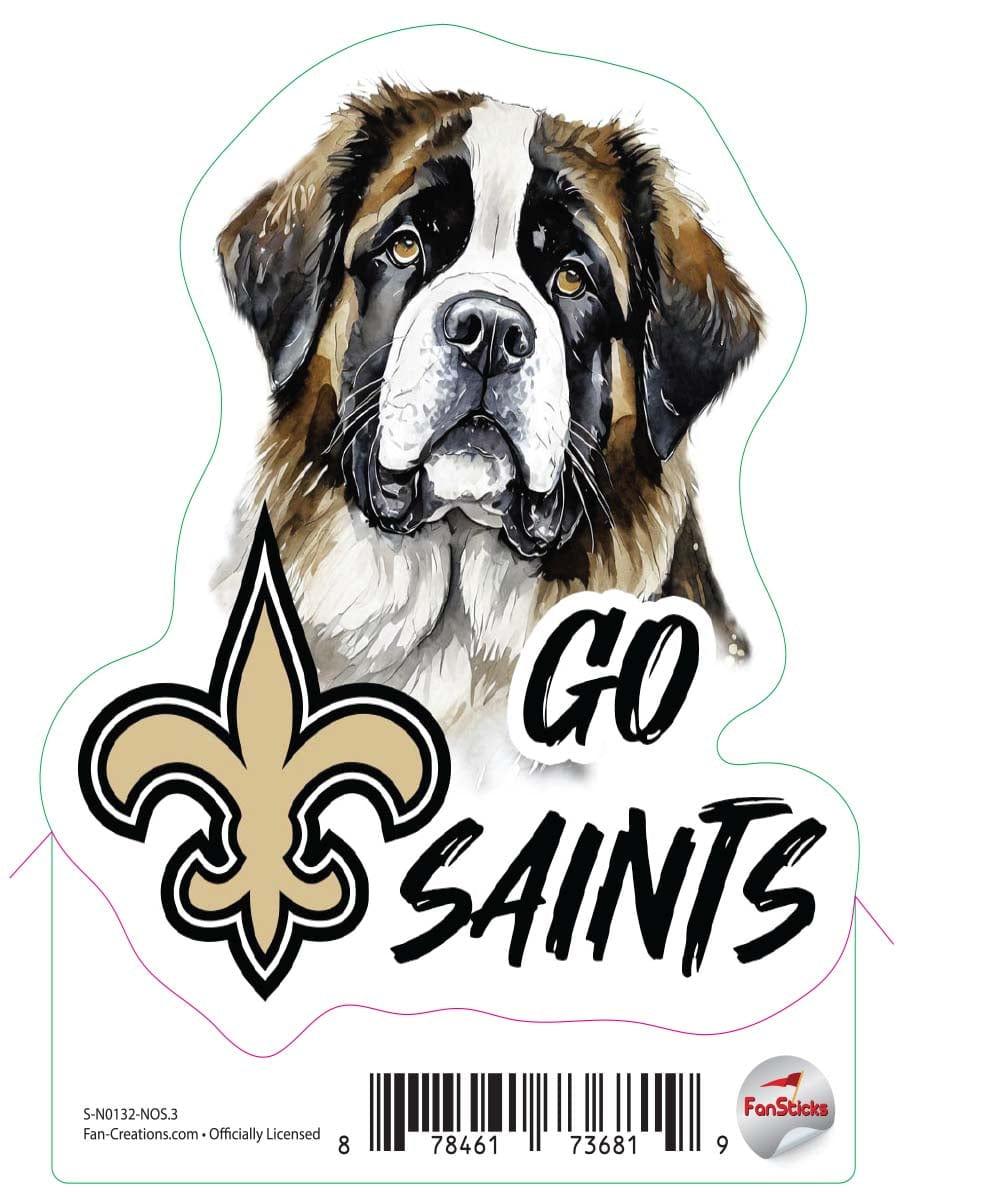 Fan Creations New Orleans Saints 3in Decal "New Orleans Saints"