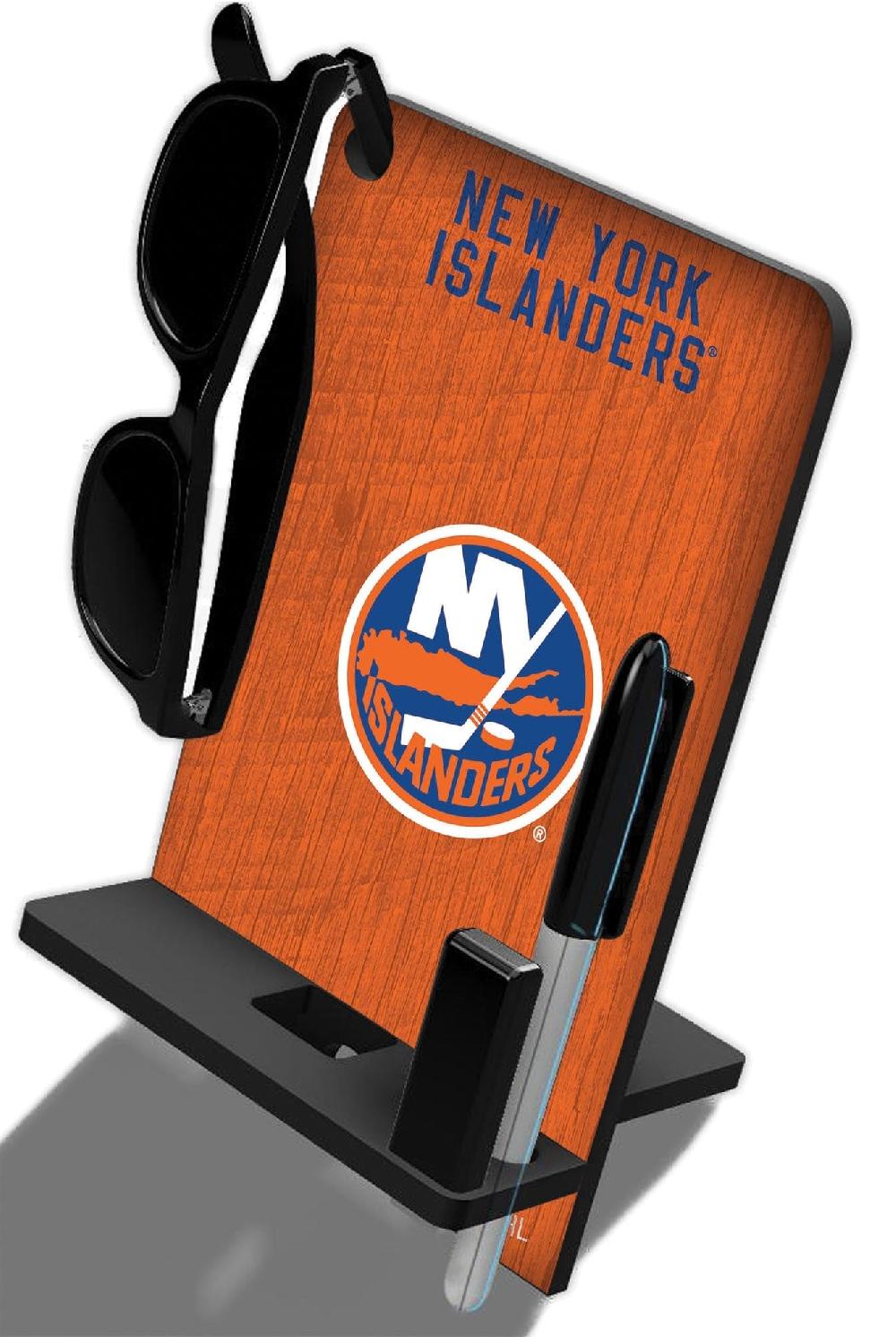 fan creations New York Islanders 4 In 1 Desktop Phone Stand