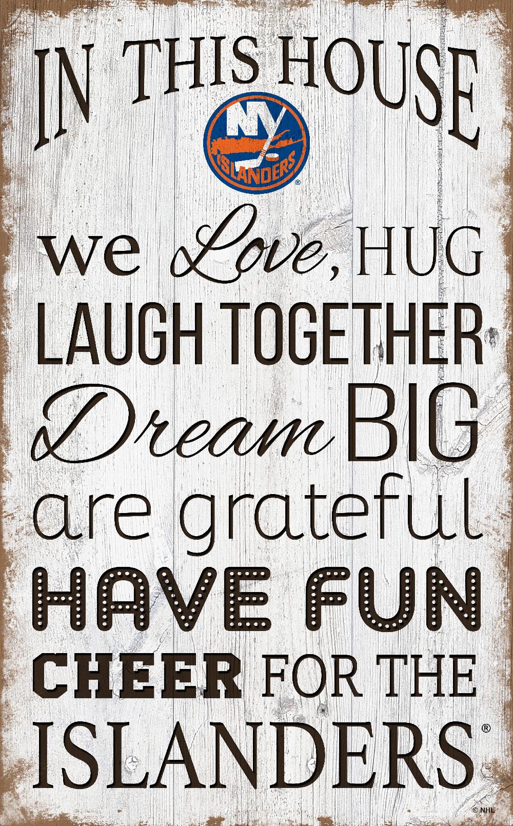 fan creations New York Islanders In This House 11x19
