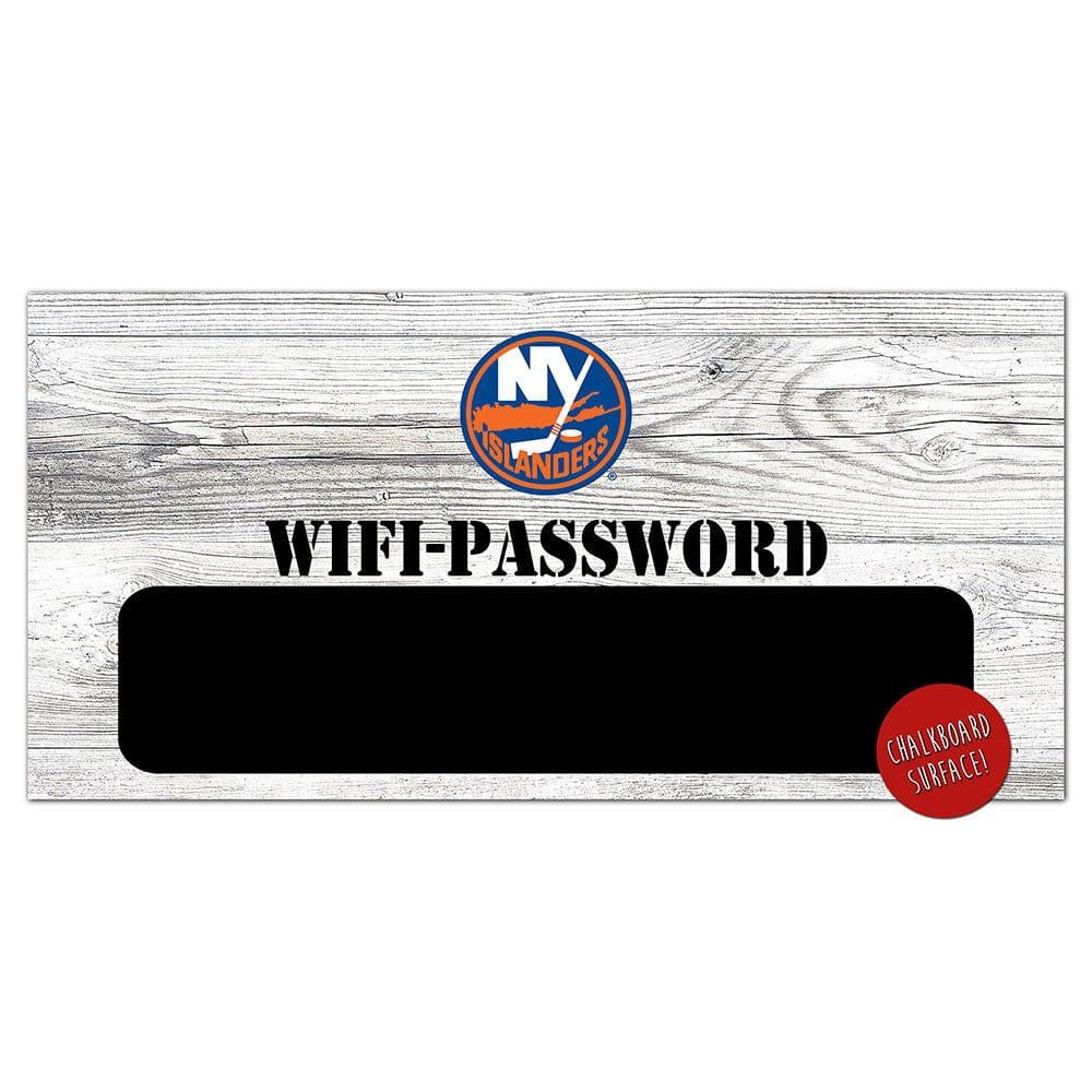 fan creations New York Islanders Wifi Password 6x12 Sign