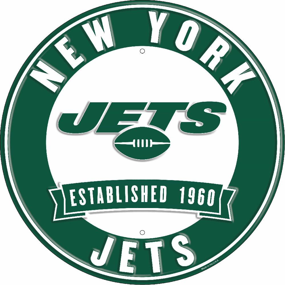 fan creations New York Jets Metal Established Date Circle
