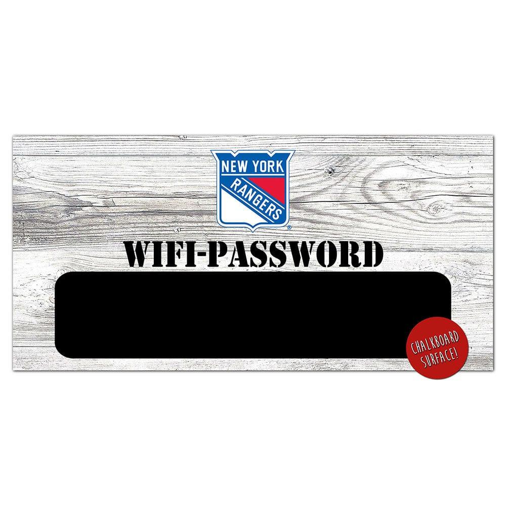 fan creations New York Rangers Wifi Password 6x12 Sign