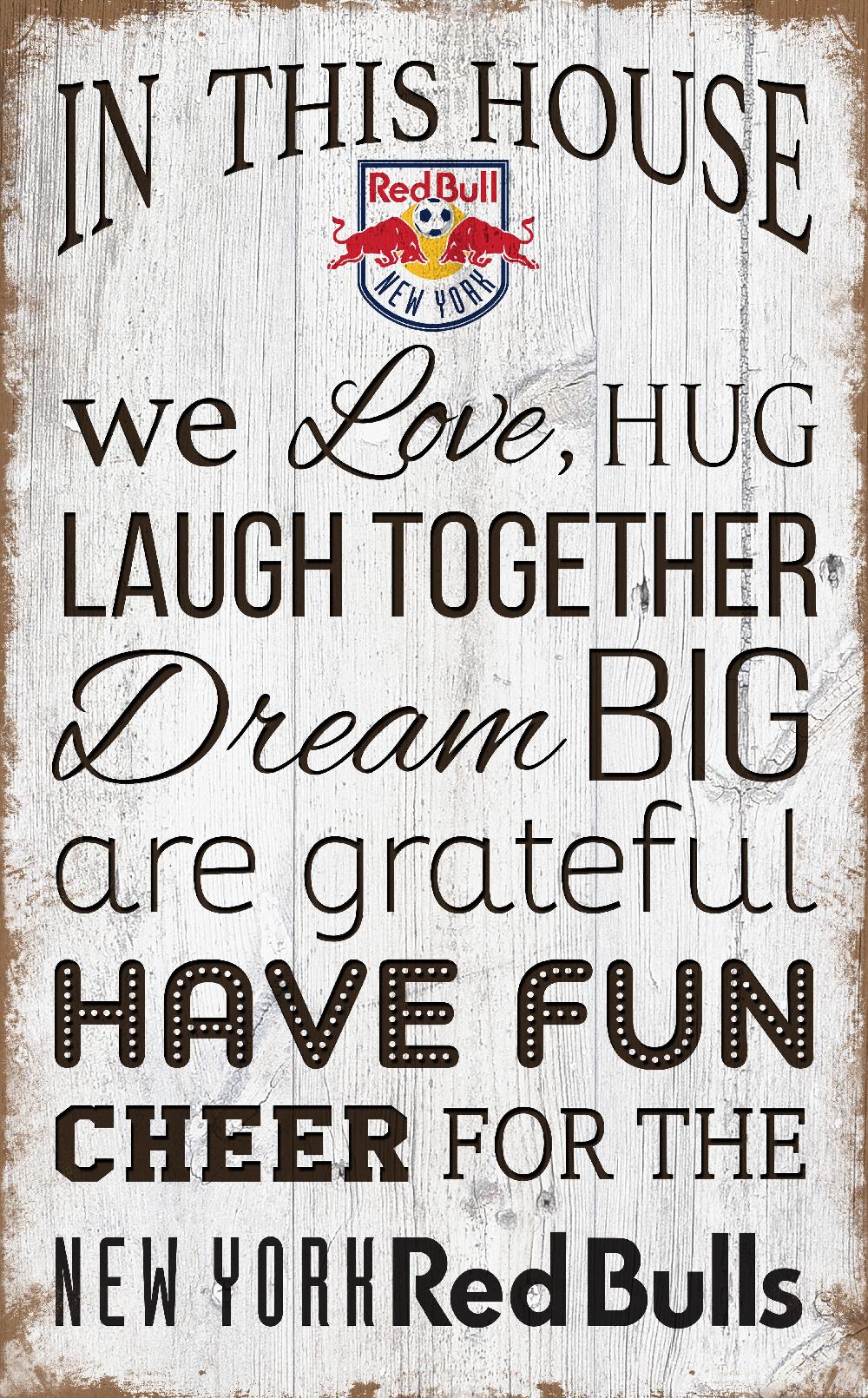 fan creations New York Red Bulls In This House 11x19